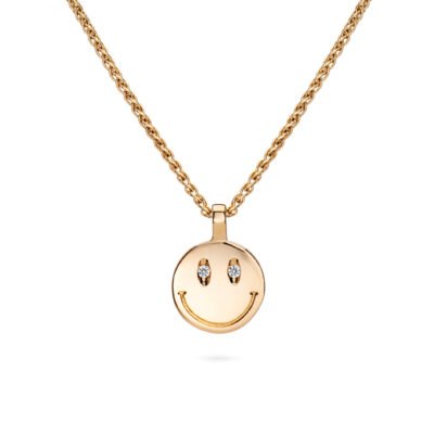 DIAMOND SMILEY NECKLACE