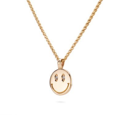 DIAMOND SMILEY NECKLACE