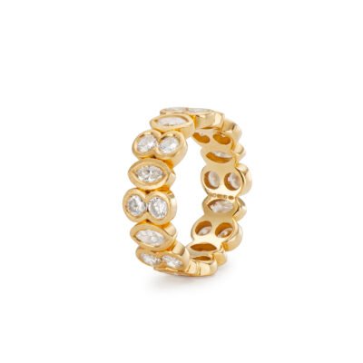 diamond eternity ring gold