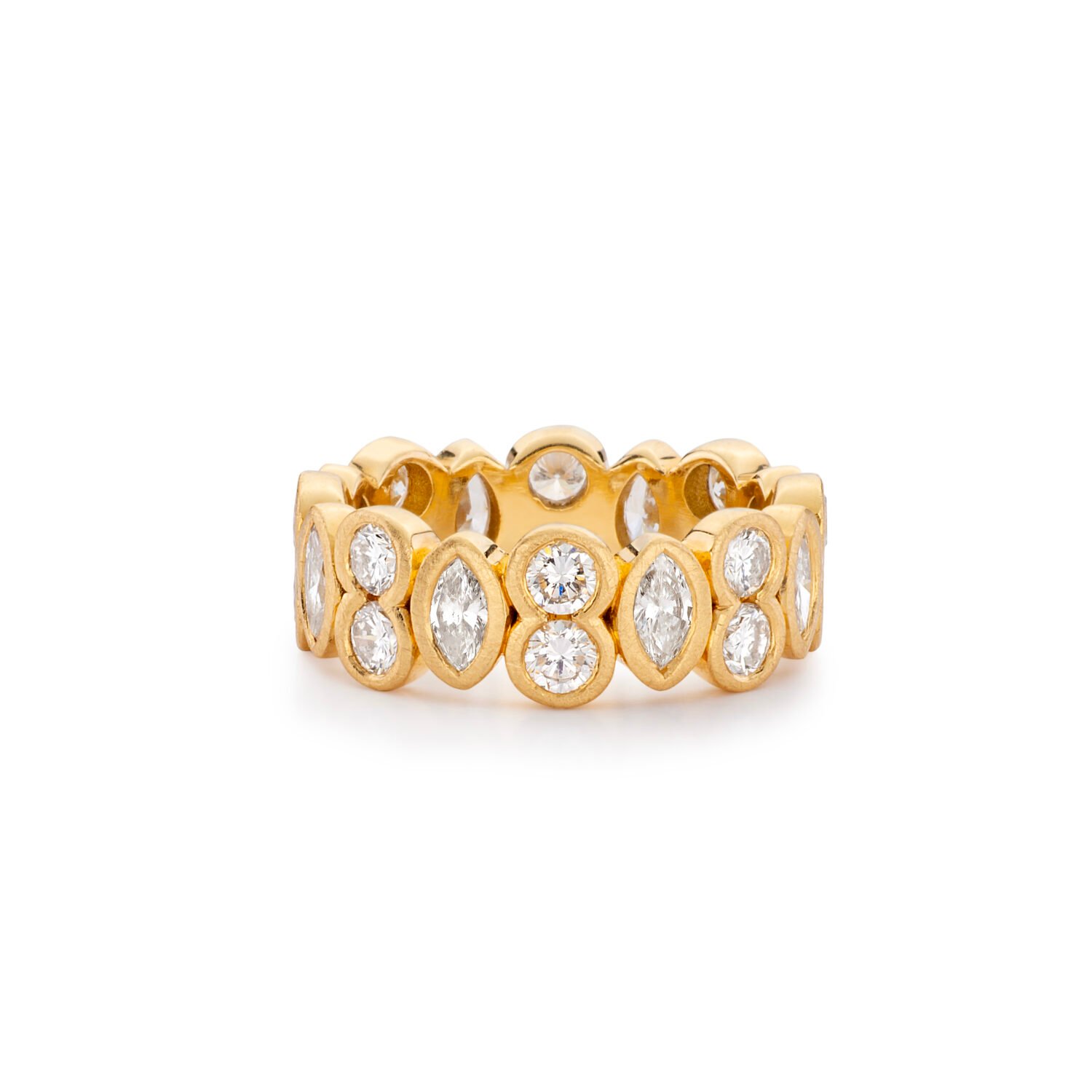 diamond eternity ring gold