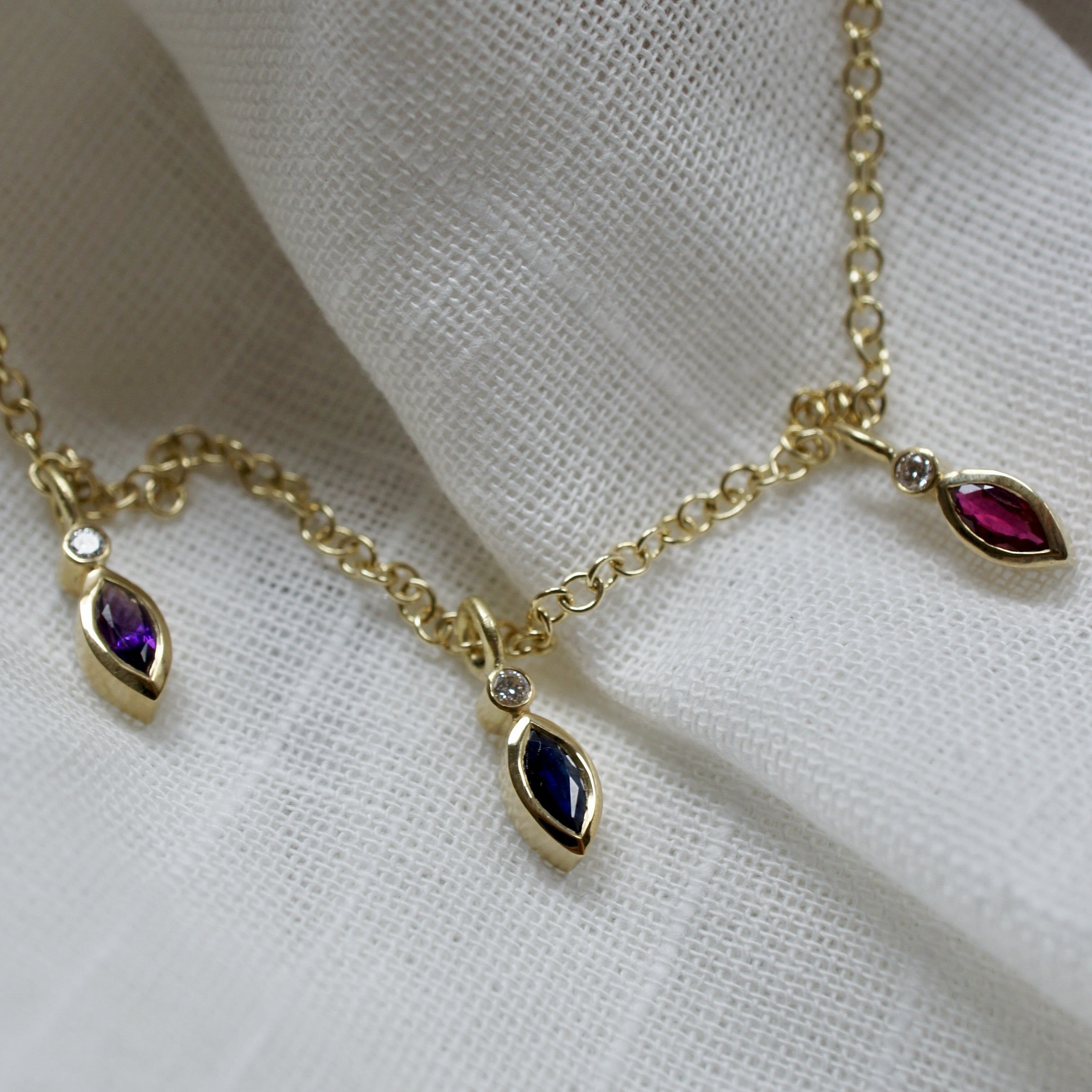 18ct gold, gemstones and diamonds