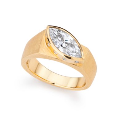 a-symmetric diamond engagement ring